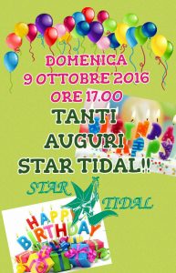 Compleanno Star Tidal 2016